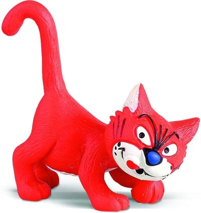 Azraël speelfiguurtje van de smurfen (5 cm hoog)