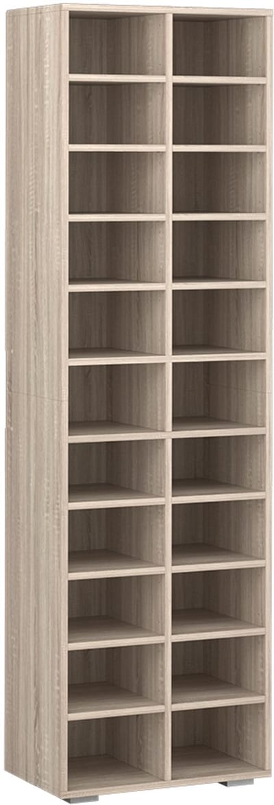 Vicco Paris Schoenenkast – 52.4 x 183.3 cm 22 vakken Sonoma