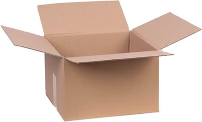 Vouwdozen - Verzenddozen Pakketdozen - Goederen Verzenden - Enkelwandig Golfkarton - 300 x 300 x 200 mm - Bruin