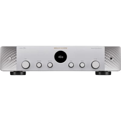 Marantz - AV Stereo 70S - AV Receiver met FM/DAB+ radio, 75 Watt per Kanaal, HEOS® Built-In en 8K HDMI-Aaansluiting - Zilver/Goud