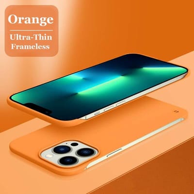 Ultra Dunne Frameloze PC Schokbestendige Harde Telefoonhoes Voor iPhone 15 14 13 12 Mini 11 Pro Max X XR XS SE 7 8 Plus Achterkant Fundas For SE 2020 2022