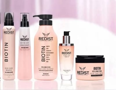 Redist Biotin Volumizing Haarverzorging set 5 Delig - Shampoo 500 ml - Haarmasker 250ml - Conditioner 225ml - Haar Serum 100 ml - Hair Styling Mousse 200ml - Haar Conditioner - volume masker - volume shampoo -Haar Serum - Volume Haarmous - gift set