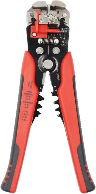 Krimptang Set - Multitool Tang - Elektrische Reparatie - Automatische Draadstripper - 290 Connectoren - Zilverkleurig