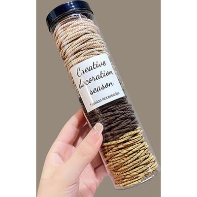100 stks/partij haarbanden Effen Kleur Elastische Rubberen Band haarband Hoofdband Chouchou Haaraccessoires voor haar