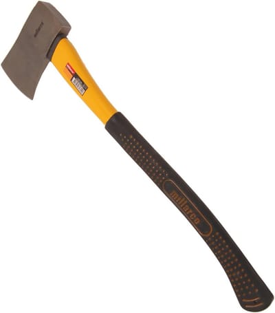 Kloofbijl 1000 g - Houtbijl Tuinbijl - Hout Kloven Tuinwerk - Glasvezel Handgreep - 60 cm - Zwart