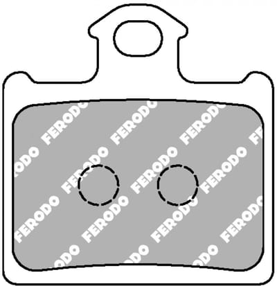 Plaquette de frein Ferodo pour Moto Husqvarna 65 CR 2011 à 2012 AR Neuf