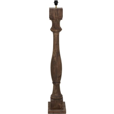 Light & Living Vloerlamp Robbia - Donkerbruin - 23x23x125cm - Modern - Staande lampen voor Woonkamer - Slaapkamer