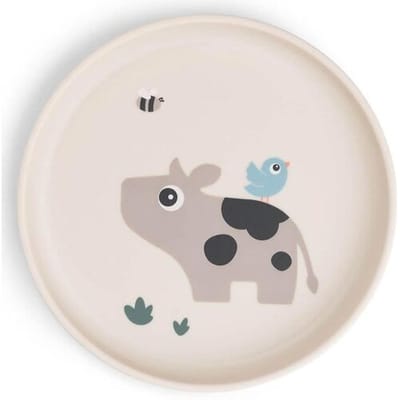 Done By Deer Bord - Tiny Farm - Rond - 18 cm - Sand