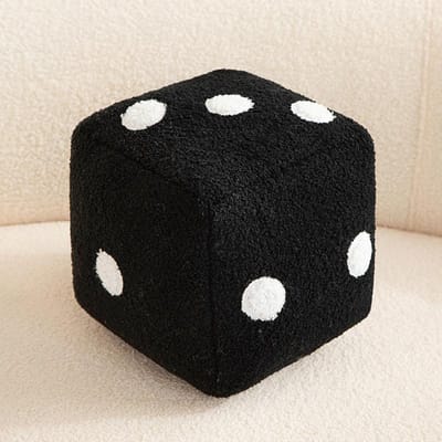 Dobbelsteen Kussen Pluche Dobbelsteen Kubus Kussen Knuffelkussen Gevuld Pluche Speelgoed Spel Attributen Auto Interieur Ornament Huisdecoratie Feestartikelen 20cm