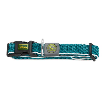 Hunter Hilo Vario Basic halsband turkoois maat S-M: 30-43cm nekomtrek hond