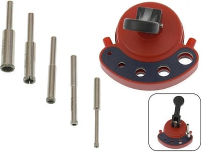 Hofftech Diamantborenset - 4-12 mm - Inclusief Boormal en Opbergbox - 7-delig