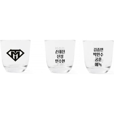 Brandende Trotman Soju Glazen Set   Model 04 white