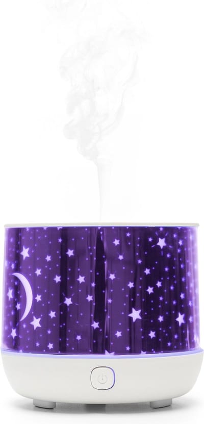 Rio Dream Time- aroma diffuser, bevochtiger en nachtlampje in één - ultrastil -tot 15m2 - van kleur veranderende LED lampjes - USB oplaadbaar