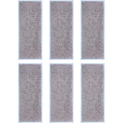 6-Pack wasbare natte dweilpads vervanging voor iRobot Braava Jet M6 dweildoek accessoires 6 Wet Pads gray