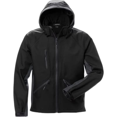 Fristads Softshelljack 1414 Shi - Zwart/Grijs - S