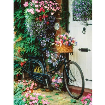 Diamant peinture paysage broderie point de croix Kit diamant broderie fleur vélo photo 20X30CM gray