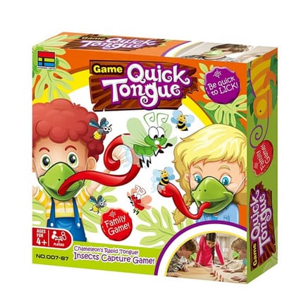 GAGATO - Quick Tongue – Gezelschapsspel – Spelletjes voor Kinderen – Actiespel – Educatief Speelgoed