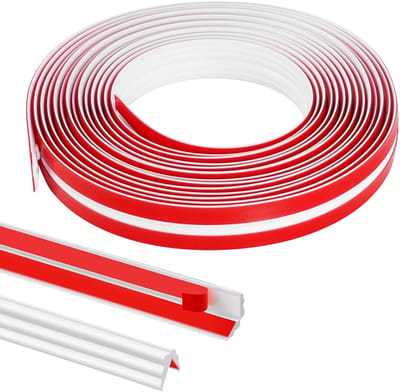 Dailygoody - Wanddecoratie - Flexibele Hoektrim - Wit - Zelfklevend - Voor Ramen en Deuren - 6m x 2cm