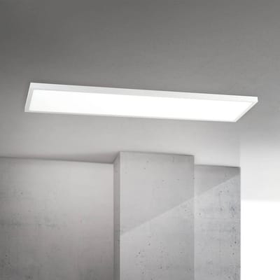 ORION LED plafondlamp Disc, wit, lengte 115 cm, CCT, metaal