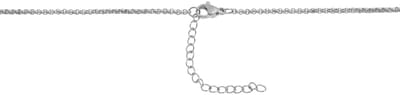 AKZENT Akzent unisex ketting zilverkleurig dames waterbestendig