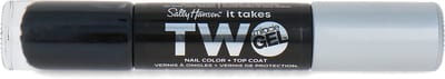 Sally Hansen It Takes Two Gel Nail Color + Top Coat - 990 Onyx-pected
