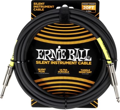 Ernie Ball 6473 Classic Silent Instrument Cable Gitaarkabel 6 Meter