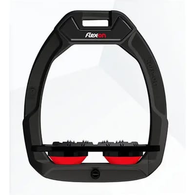 Veiligheidsstijgbeugels Rood/Grijs/Zwart Flex-On Safe-On