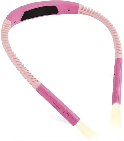 DnA® Neklamp - Neklampje Voor Haakwerk - Neklamp Oplaadbaar - Nekleeslamp - Neklampje - Roze - 21cm x 15cm x 4cm