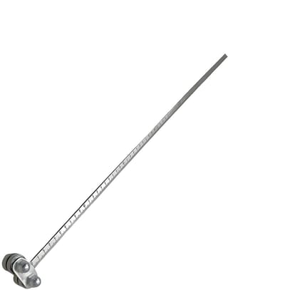 Hout Snijgids Liniaal - Positioneringsliniaal Houtbewerking - Precisie Hout Snijden - Micro-afstelknop - 60 cm - Zilver