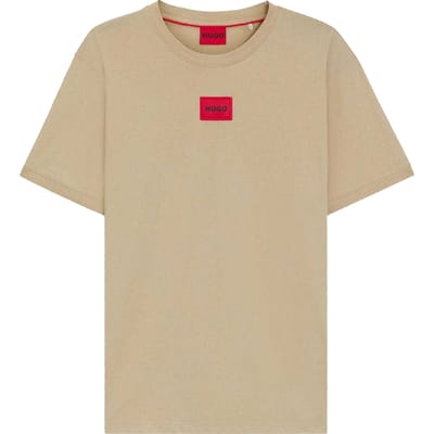 Hugo Heren Diragolino212 Logo T-Shirt (Beige)