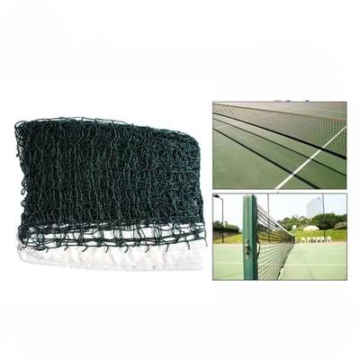 Professionele sportnet - 6.1x0.75 m - Voor volleybal, tennis & badminton – Legergroen - LOUZIR