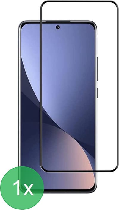 Geschikt Voor: Xiaomi 12 / 12X Full Screenprotector 1x - screen protector - volledige glas - bescherming - beschermglas - ZT Accessoires