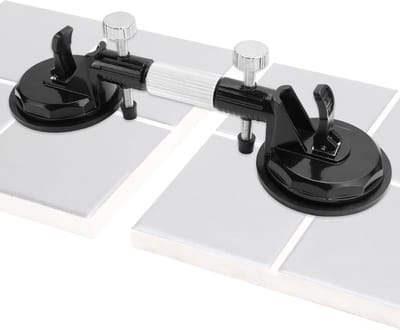 Vacuüm Zuignap Set met Nivelleerfunctie voor Tegels, Glas en Plaatmaterialen - 50kg Draagkracht