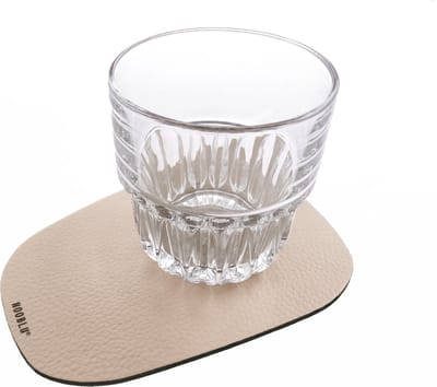NOOBLU PEBL onderzetters 17 x 13 cm - Kleur: Champagne, Aantal: set van 8