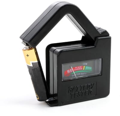 Dailygoody - Batterijtester - Digitale batterijtester - Universele compatibiliteit - Zwart - Batterijmeter - Voor alle batterijtypes - BT860