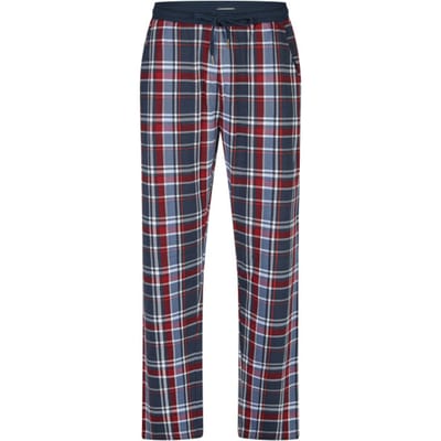 Phil & Co Heren pyjamabroek lang rood/blauw geruit