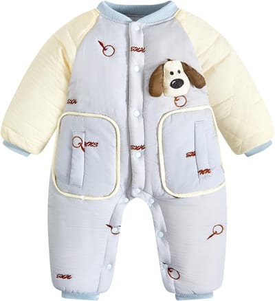 Baby Sneeuwpak - Winterjas Baby - Buiten Spelen - Warm En Comfortabel - 6-18 Maanden - Meerdere Kleuren
