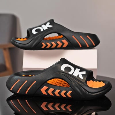 Zomer Heren Massage Slippers Binnen Buiten Sandalen Strand Casual Schoenen Zachte Zool Slides Heren Slippers Heren Sandalen Grote Maat 47 44-45 white