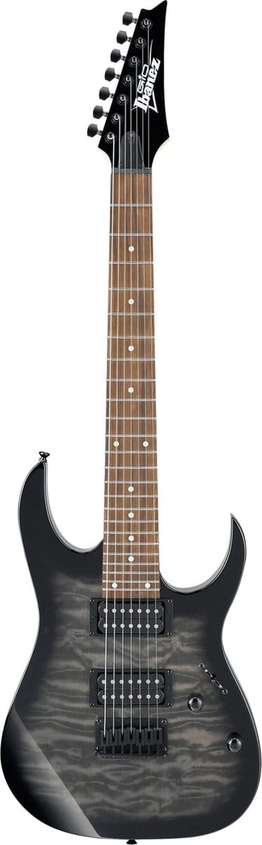 Ibanez GRG7221QA-TKS Gio (Transparent Black Sunburst) - Elektrische gitaar