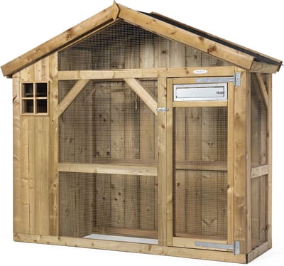 Wood Selections Volière Saar S2 - Vogelkooi - vogelhuis voor buiten - papegaaienkooi - dierenverblijf - Vogelren - vogelverblijf