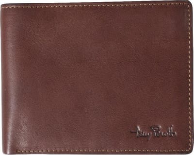 Tony Perotti Heren Leren RFID Billfold 13 Pasjes, Papier- en Muntgeld - Donkerbruin