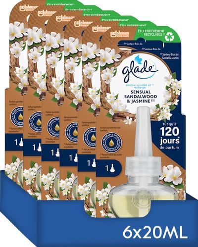 Glade Electric Scented Oil Navul Sensual Sandalwood & Jasmine