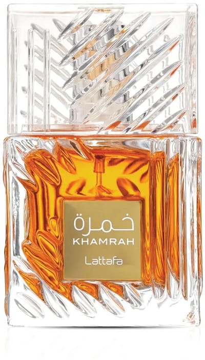 Lattafa Khamrah Eau de Parfum – Aromatische kruidige unisexgeur met vanille- en amberhoutnoten – 100 ml