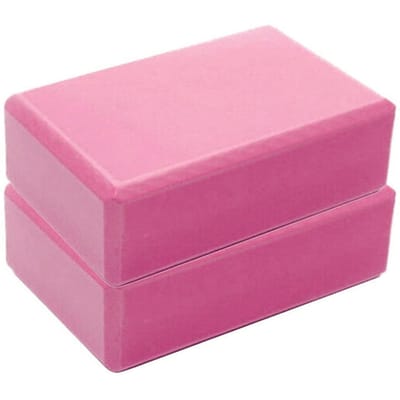 Ele-Exercise Fitness Yogablokken Schuim Bolster Kussen Kussen EVA Gym Training 1pc roze