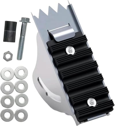Vervangende Trapvoeten - Antislip Pads - Stabiliteit Verhogen - Vliegtuig Aluminium - 99 cm Breed - Aluminium