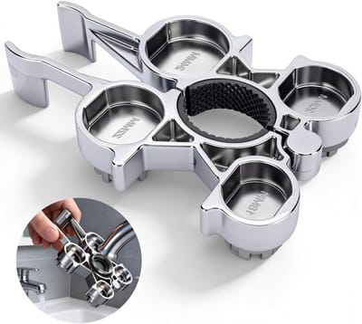 Veelzijdige 12-in-1 Perlator Sleutel voor M16/M18/M20/M22/M24, Ideaal voor Keuken en Badkamer, Perfect voor Waterkranen en Afvoeren