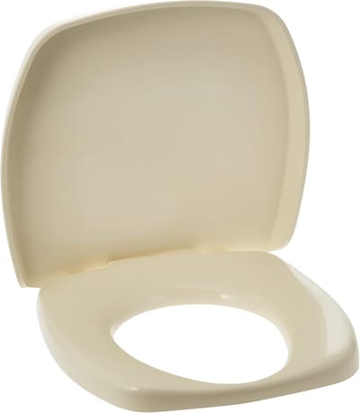 Toilet Zitting Deksel - Toiletonderdeel - Kamperen Sanitair - Specifieke Pasvorm - Ovaal - Perkament