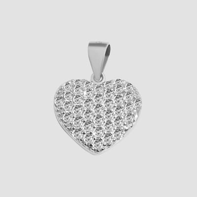 AKZENT Akzent dameshanger "Lynda" van 925 Sterlingzilver, gerodineerd, duurzaam