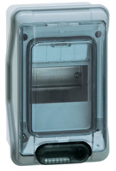Legrand - Kast opbouw 1R 8M td met klemblok IP65 - 601958
