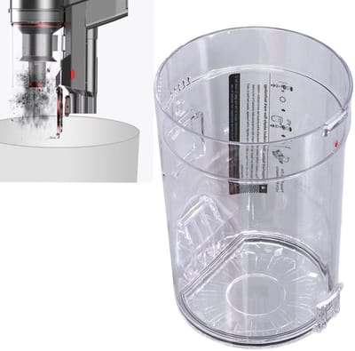 Dailygoods- Stofemmer Draagbaar - Vervanging voor Proscenic P10/P11/P10PRO - Grote Capaciteit - Eenvoudige Installatie - Materiaal: ABS - Gewicht: 225g - Stofopvangbeker